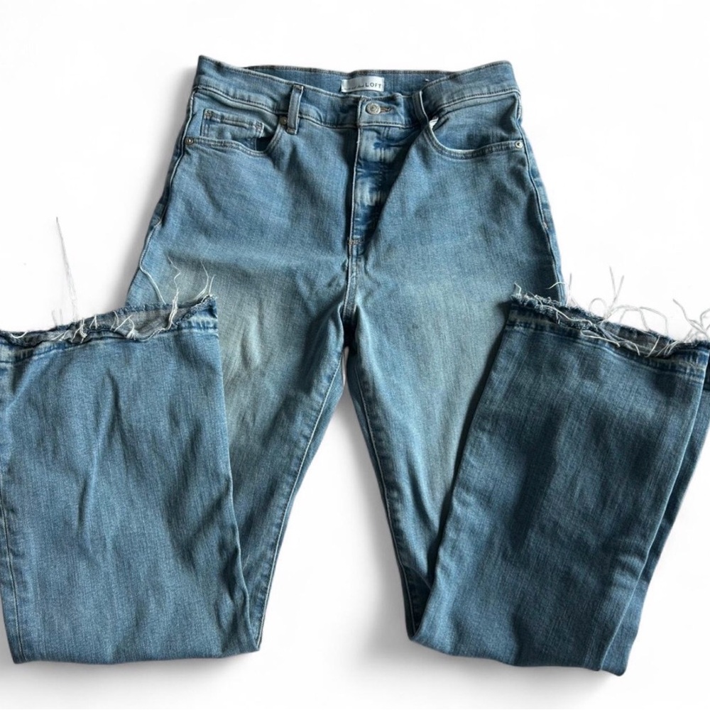 LOFT Light Blue Flare Jeans